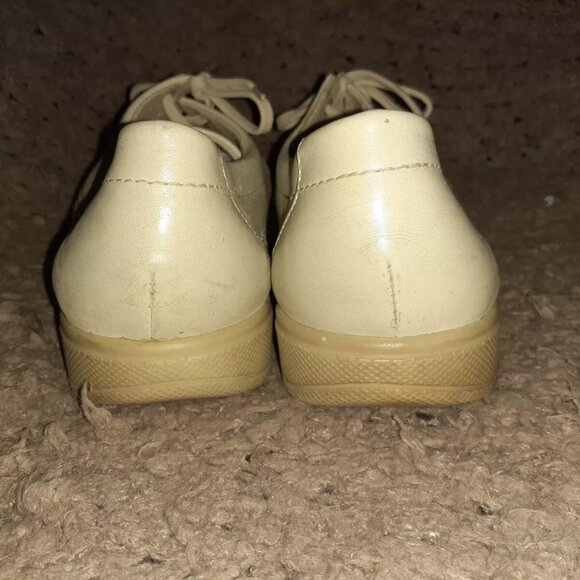 Vintage CLARKS WALLABEE QUARTZ-ALBERTA-IRELAND-Beige Leather-Rare-Sz10-Excellent - Picture 5 of 7